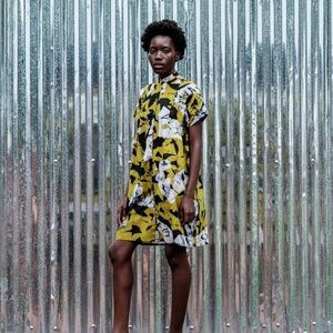 New Osei-Duro Bata Dress Size M in Just Wild